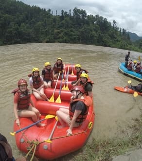 Rafting in Nepal